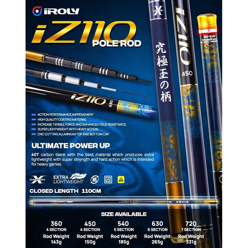 POLE / TEGEK IROLY IZ110 ULTIMATE POWER UP Original