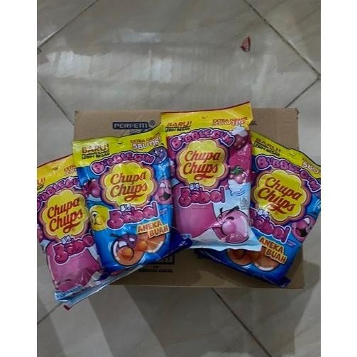 

(Paket Isi 5)Permen Big Babol Chupa Cups Permen Karet Isi 40