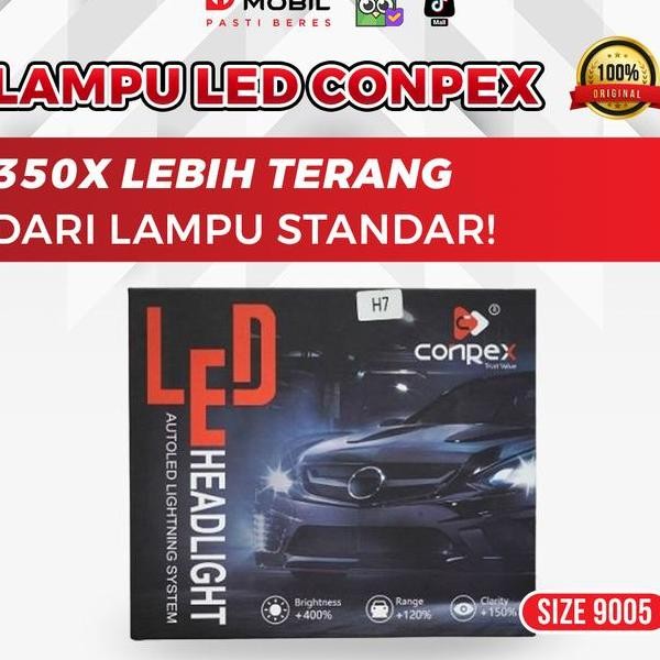 Conpex Lampu Led Utama Mobil Lampu Hid Led