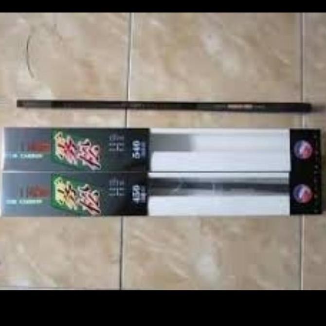 POLE / TEGEK GOLDEN FISH "HIGH CARBON" (Bahan CARBON / GRAPHITE) 450cm Original