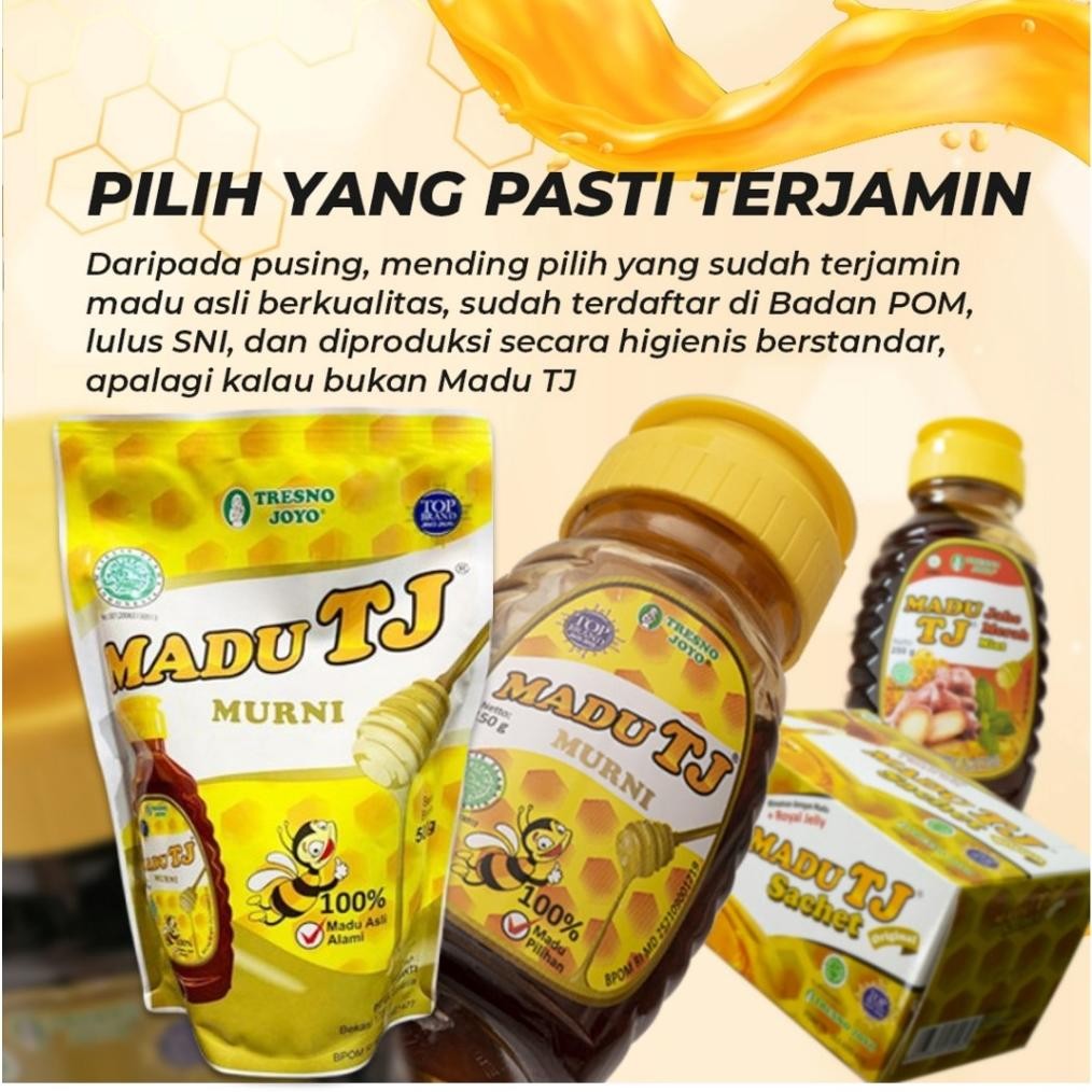 

Madu Tj Murni 500Gr Refill - Madu Murni - Madu Super - Madu Asli - Madu Daya Tahan Tubuh - Bebiber