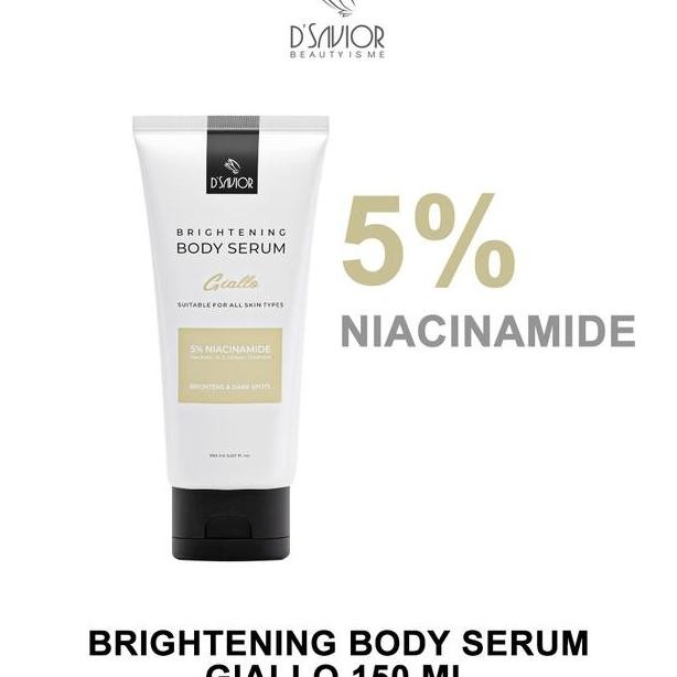 Dsavior Ghtening Body Serum Giallo Serum Badan Dsavior