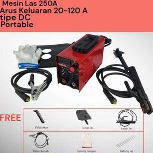 MESIN LAS MINI MMA 250, DAYA LISTRIK KECIL, BISA LAS ARGON DAN STAINLESS STEEL ORIGINAL DAN TERPERCA
