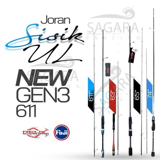 Joran Sisik Barong | Ajing | Sisik 652 | Sisik GEN2 | Sisik GEN3 Joran Casting Joran Relix Nusantara