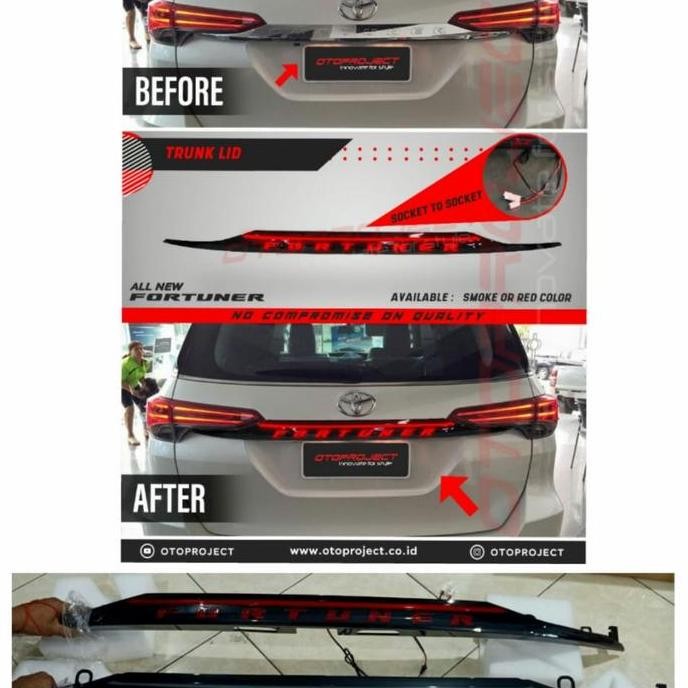 Trunklid Fortuner Vrz 2016-2021 Led Restock