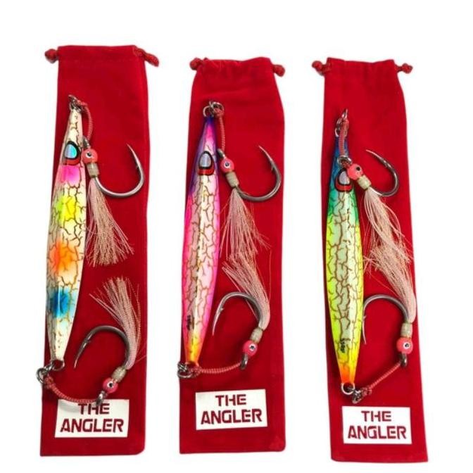 METAL JIG 550G UMPAN JIGGING TOKAYO THE ANGLER SERIES + 2 ASSIST SINGLE 13/0  KEVLAR YGK ORIGINAL DA