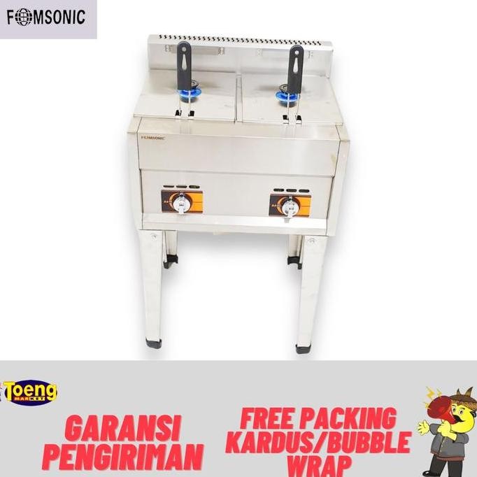 KOMPOR USAHA / KOMPOR DEEP FRYER / GAS FRYER + KAKI GZL-202F FSN CO