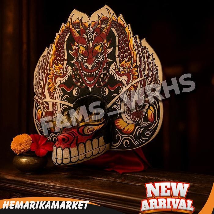 [ New ] Barongan Anak Ukuran Sedang Spons Dragon Barongan Spons Barongan Merah Barongan Murah Jawa T