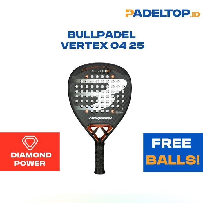 FS BULLPADEL VERTEX 04 25 PADEL RACKET | RAKET PADEL RAKET BULLPADEL