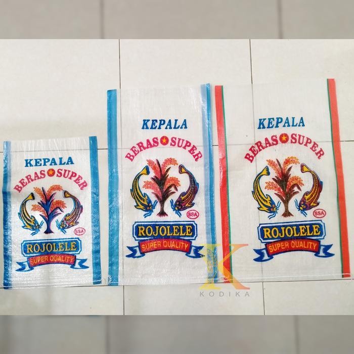 LS Karung Beras Merk ROJOLELE 5KG 10KG 20KG 25KG
