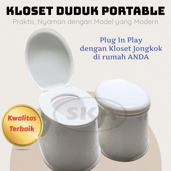 Kloset Duduk Portable / Kursi Kloset Jongkok
