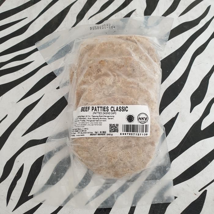 

LS bernardi beef patties classic 240gr 6s Frozen