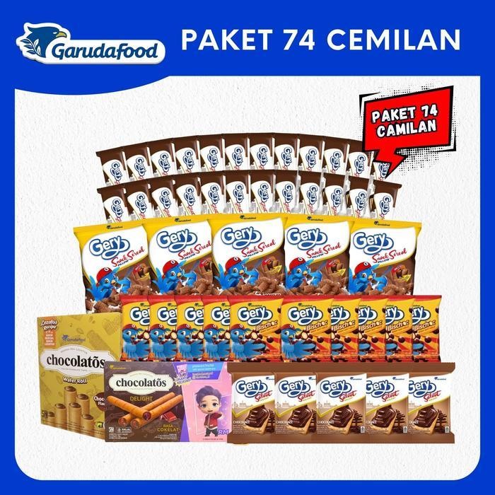 

LS MIX - [SPESIAL] Cemilan 74 Bungkus Snack Ulang Tahun Coklat grosir murah kiloan