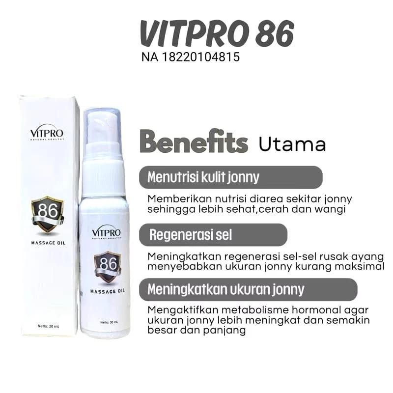 Terampuh sekali semprot mr. P panjang dan besar (privasi aman) Minyak Pijat VITPRO 86 minyak urut tr