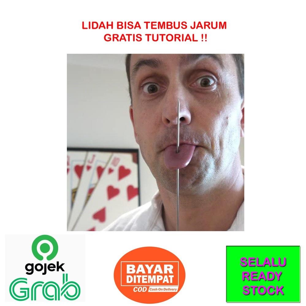 alat sulap lidah palsu lidah tusuk lidah mainan murah jakarta