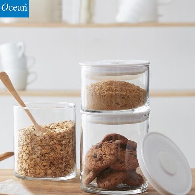 

Ocean Norma Jar White Toples Kaca Toples Bumbu White