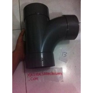 Large Radius Tee D Rucika Sambungan Pipa Air Wavin 4 X 4 Inch Baru