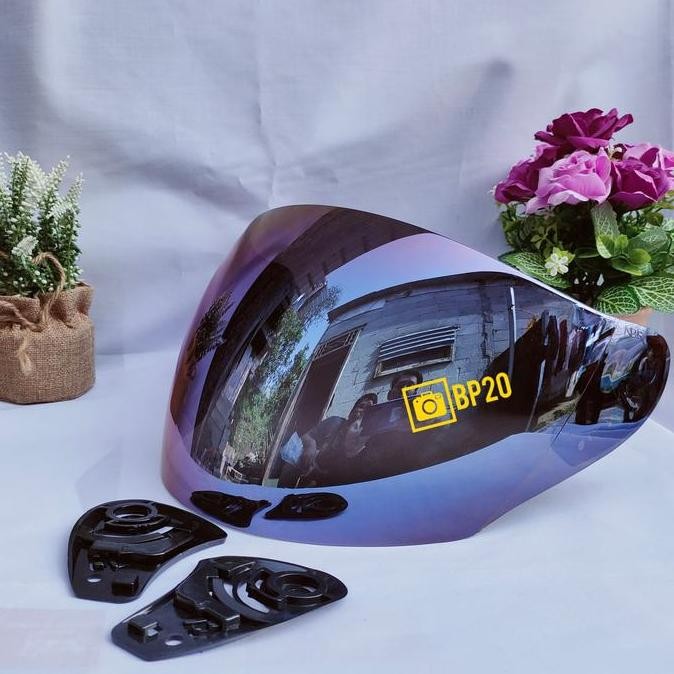 kaca helm kyt dj maru kyt ink centro warna biru