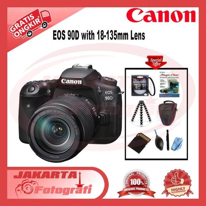 Canon Eos 90D 90 D Kit 18-135Mm Usm Lens Dslr Camera