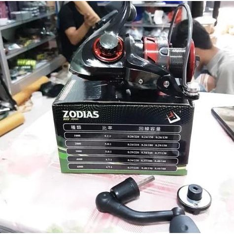 Rel Rell Daido Zodias 3000 Gulungan Pancing Katrol Pancing Murah