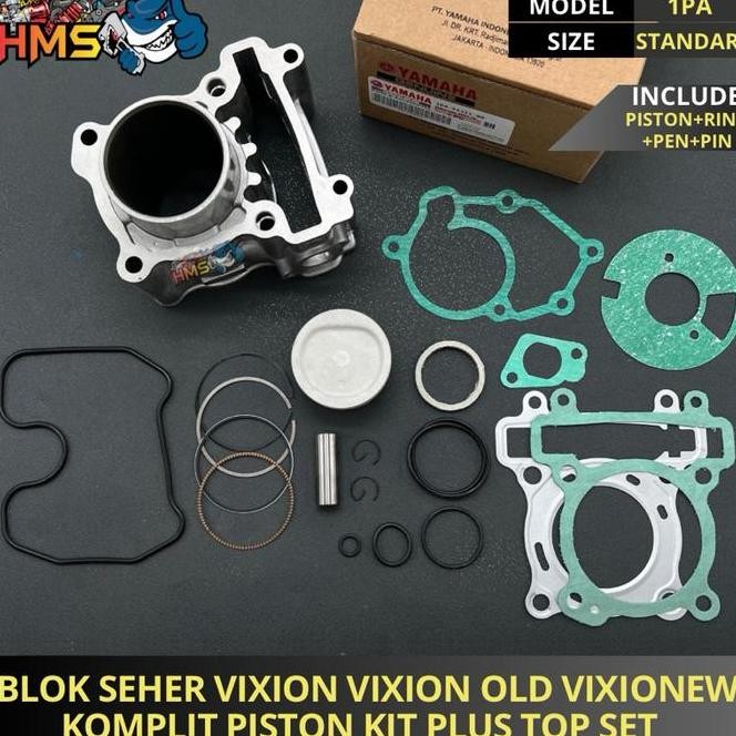 Blok Seher Komplit Vixion Vixion New Vixion Old 1Pa Plus Piston Kit Ring Seher Sepaket