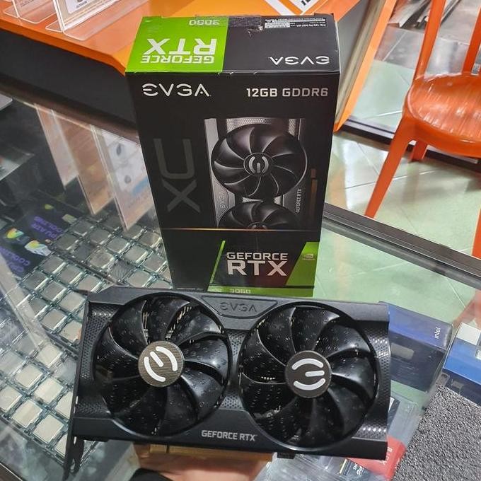 VGA EVGA GEFORCE RTX 3060 XC GAMING, 12G-P5-3657-KR, 12GB GDDR6, DUAL-FAN, METAL BACKPLATE ORIGINAL 