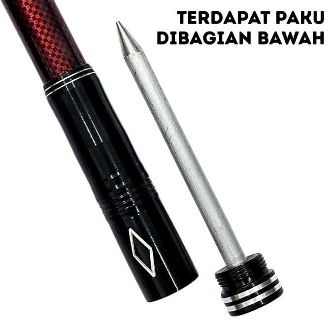 AquaPro Paket Set Joran Laut Telescopic Portable High Carbon dan Reel Pancing Metal Kuat untuk Laut