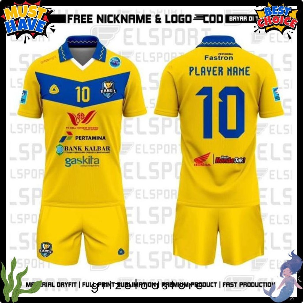 50% Off Baju Futsal Kancil Bbk Terbaru 2024 Gratis Pasang Nama Dan Logo Full Printing