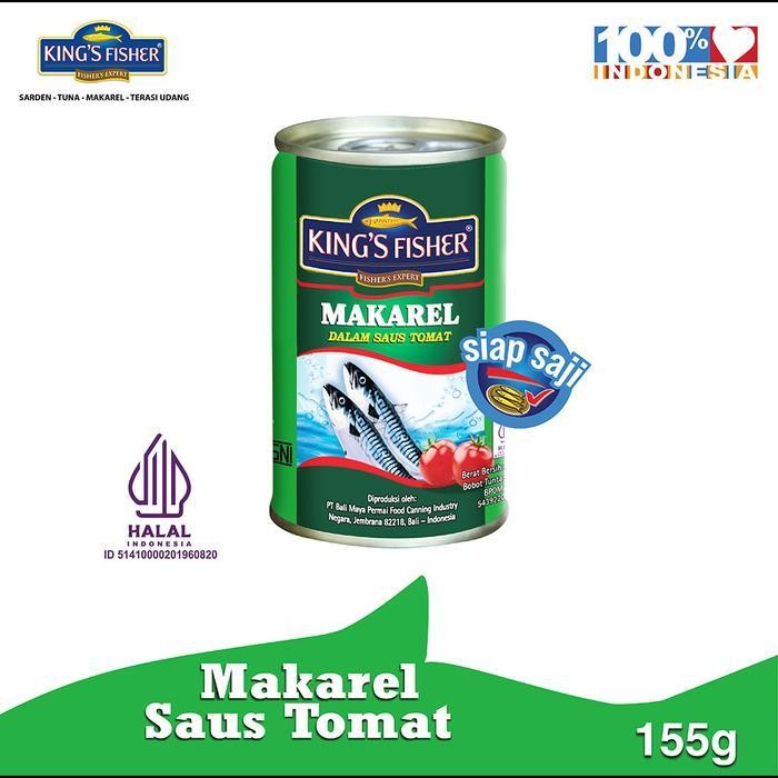 

STID King's Fisher makarel mini saus Tomat Makanan Kaleng 155 g