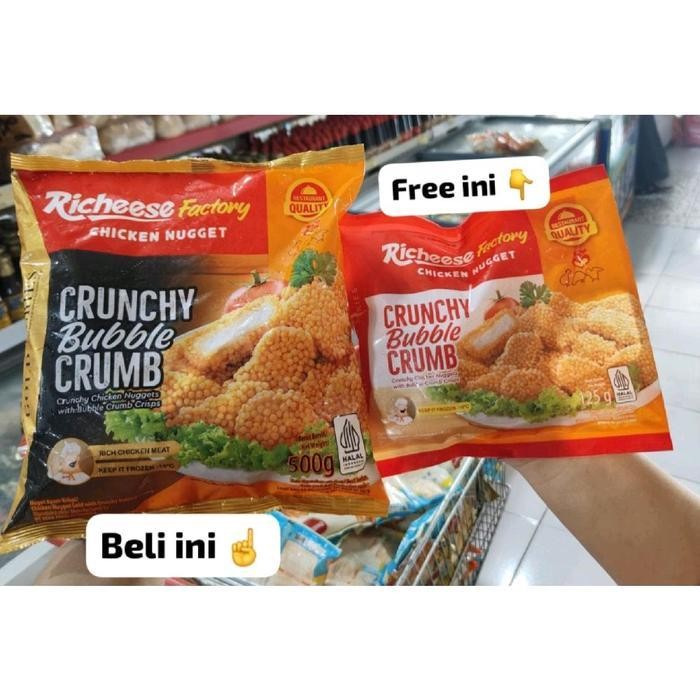 

HSS PROMO...Richeese Nugget Crispy Buble Makanan Beku - Frozen, Food