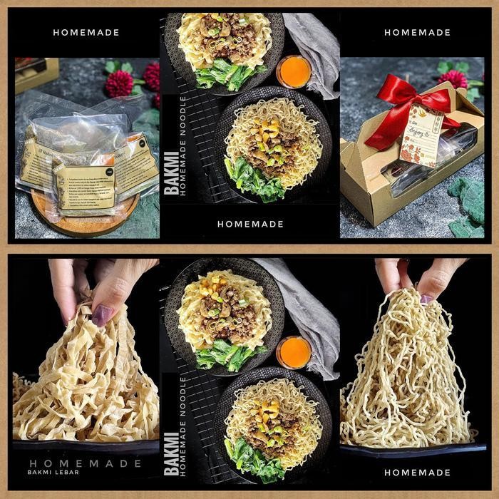 

HSS Bakmi Buntel Babi Cincang - Mie Halus Bakmie Lebar Frozen Food Noodle