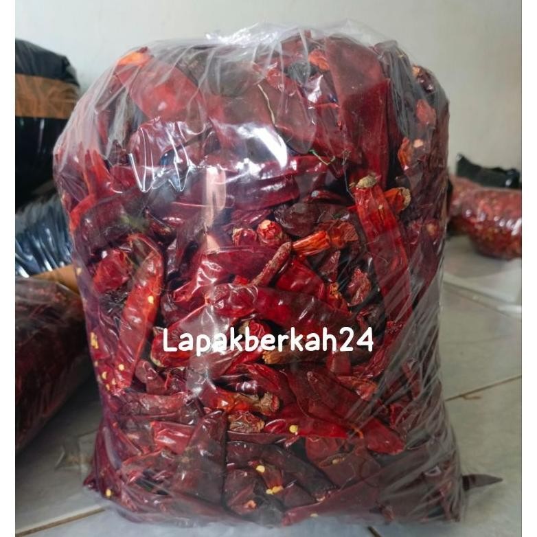

Original ( Cabe Super 1.Kg ) Cabe Merah Besar Super Kering Tanpa Tangkai Kualitas Bagus