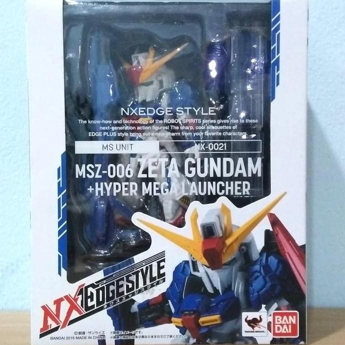 Bandai NXEdge Style Zeta Gundam + Hyper Mega Launcher