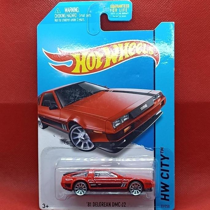 Hot Wheels 1981 Delorean DMC 12 (US1464) Bagasi Bisa Dibuka (US Card)