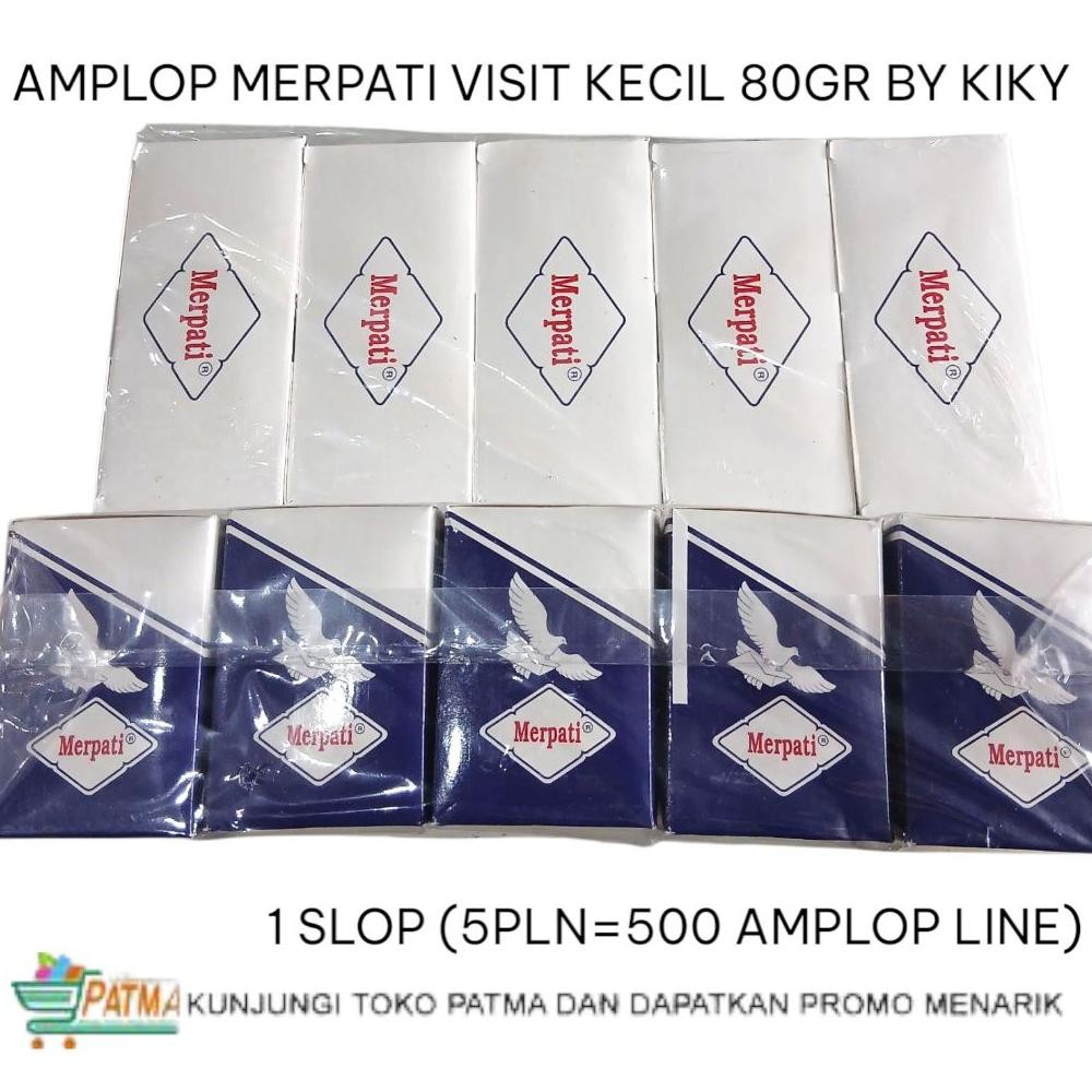 

Terlaris Amplop Merpati Visit Kecil 80Gr 110 X 70Mm By Kiky 1Slop(5Pln=500 Amplop Line) Terlaris