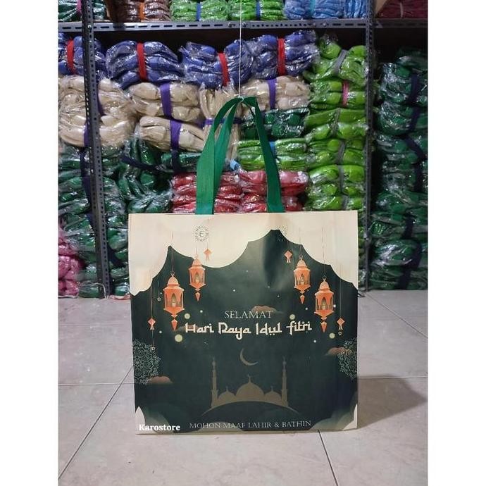 

Goodie Bag Hari Raya bahan Spunbond 38x45 - Tas Lebaran idul fitri
