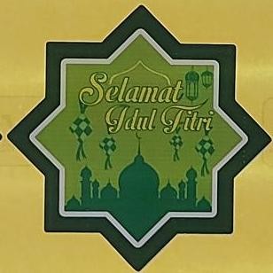 

Sticker Hampers Lebaran Selamat Hari Raya Idul Fitri untuk hantaran