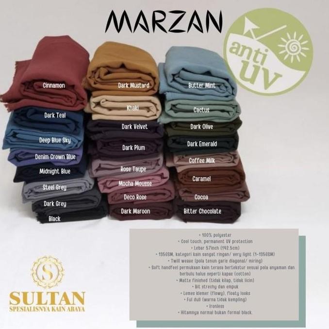 Kain Sultan Bahan Untuk Gamis Abaya Mazen ( Marzan )