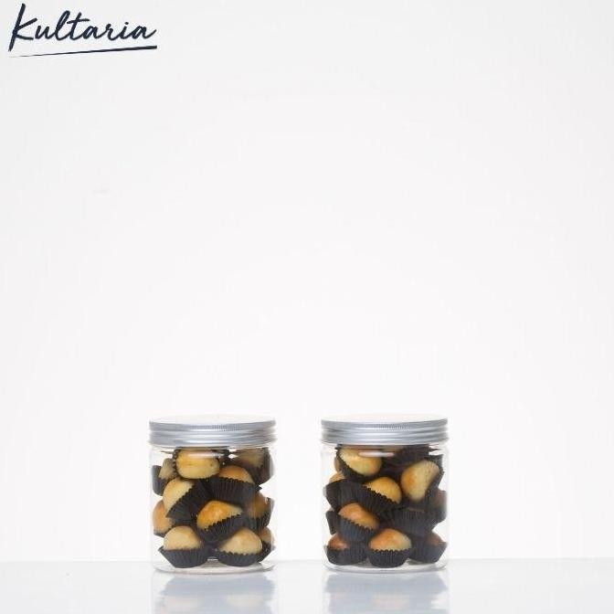 TOPLES PLASTIK PET 500ML TUTUP ALUMUNIUM SILVER/ TOPLES CYLINDER 500ML