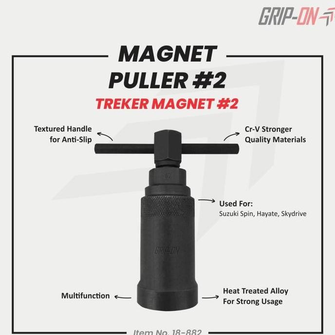 GRIP-ON TREKER MAGNET NO 2 SUZUKI - MAGNET PULLER #2 - TRACKER GRIP ON
