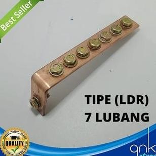 Plat Aki Tembaga Header Aki Tembaga Plat Tembaga 7 Lubang