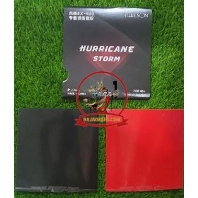 Karet Bet Pingpong Tenis Meja Huieson Hurricane Storm Isi Sepasang