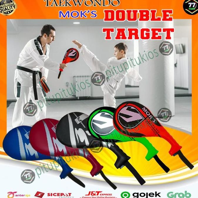 TERBARU - Double Kick Kicking Foot Hand Target Pad Kickpad Alat Alas Latihan Sasaran Tendang Tendang