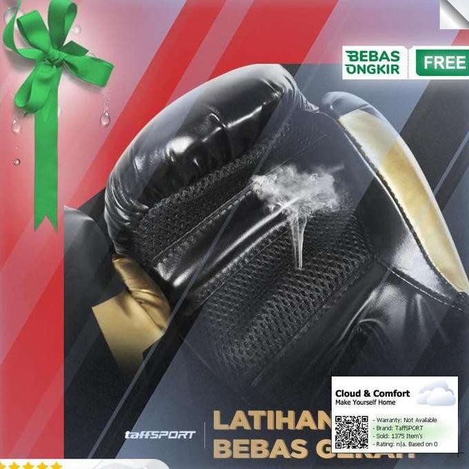 HUANMENG Sarung Tinju MMA UFC Boxing Muay Thai Glove - AHM01