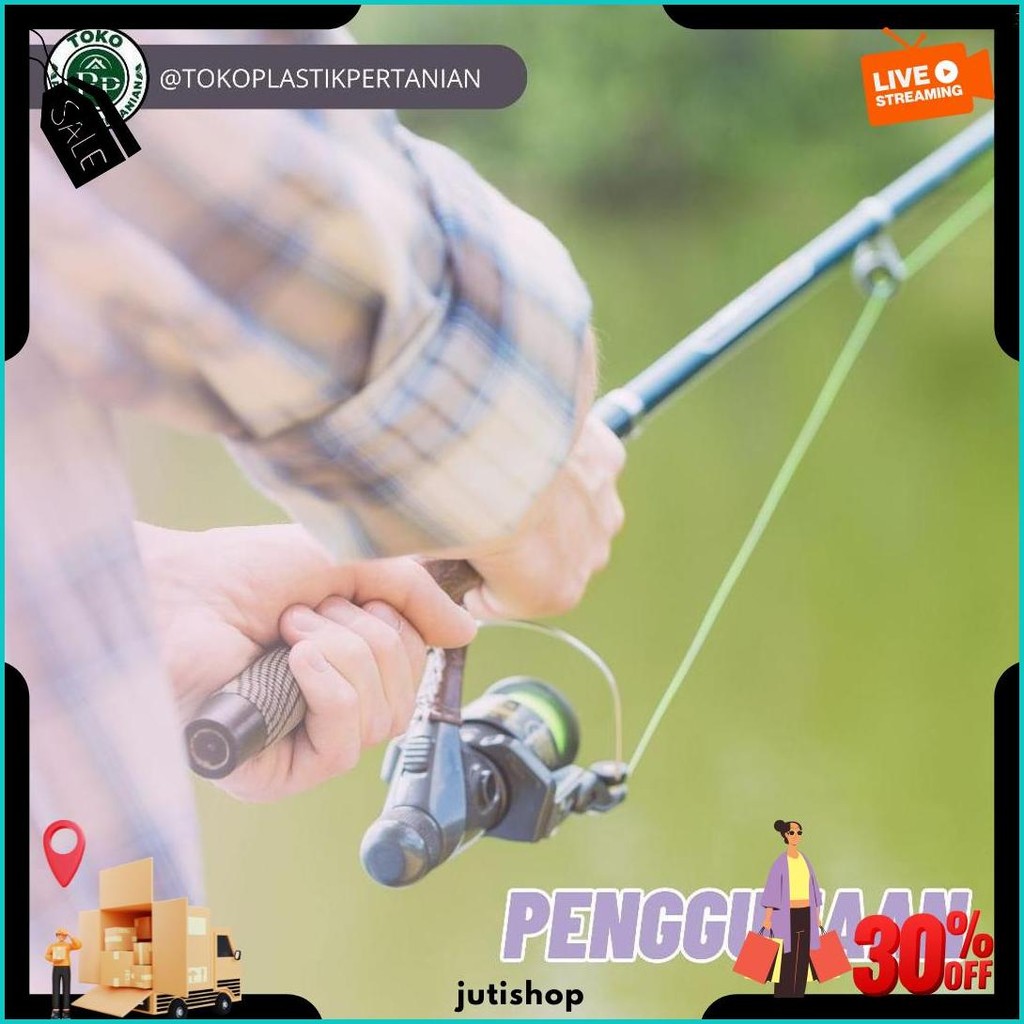 Senar Ukuran  300 Serbaguna Senar Layangan - Senar Pancing - Cap Ikan Kakap Termurah Banget