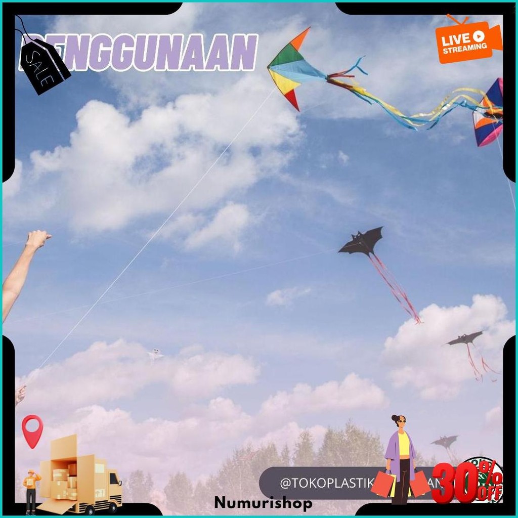 Senar Ukuran  300 Serbaguna Senar Layangan - Senar Pancing - Cap Ikan Kakap Termurah Banget