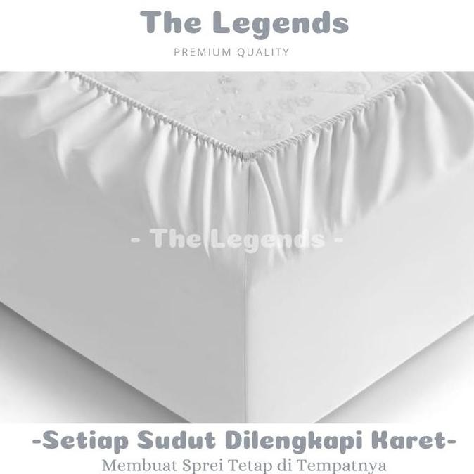 Sprei saja polos ukuran 160x200|sudut karet|halus||berkualitas