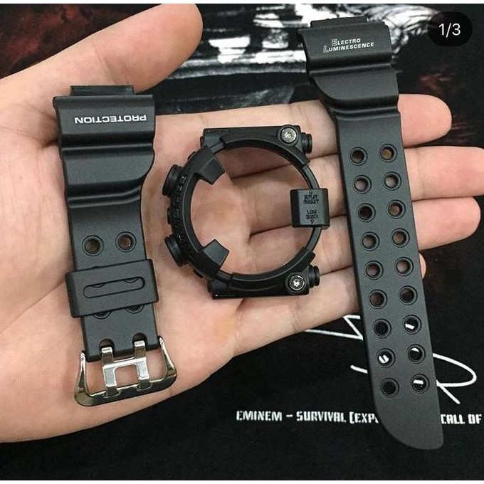 TERMURAH - Band dan Bezel BNB Casio Gshock DW 8200BK Frogman Original