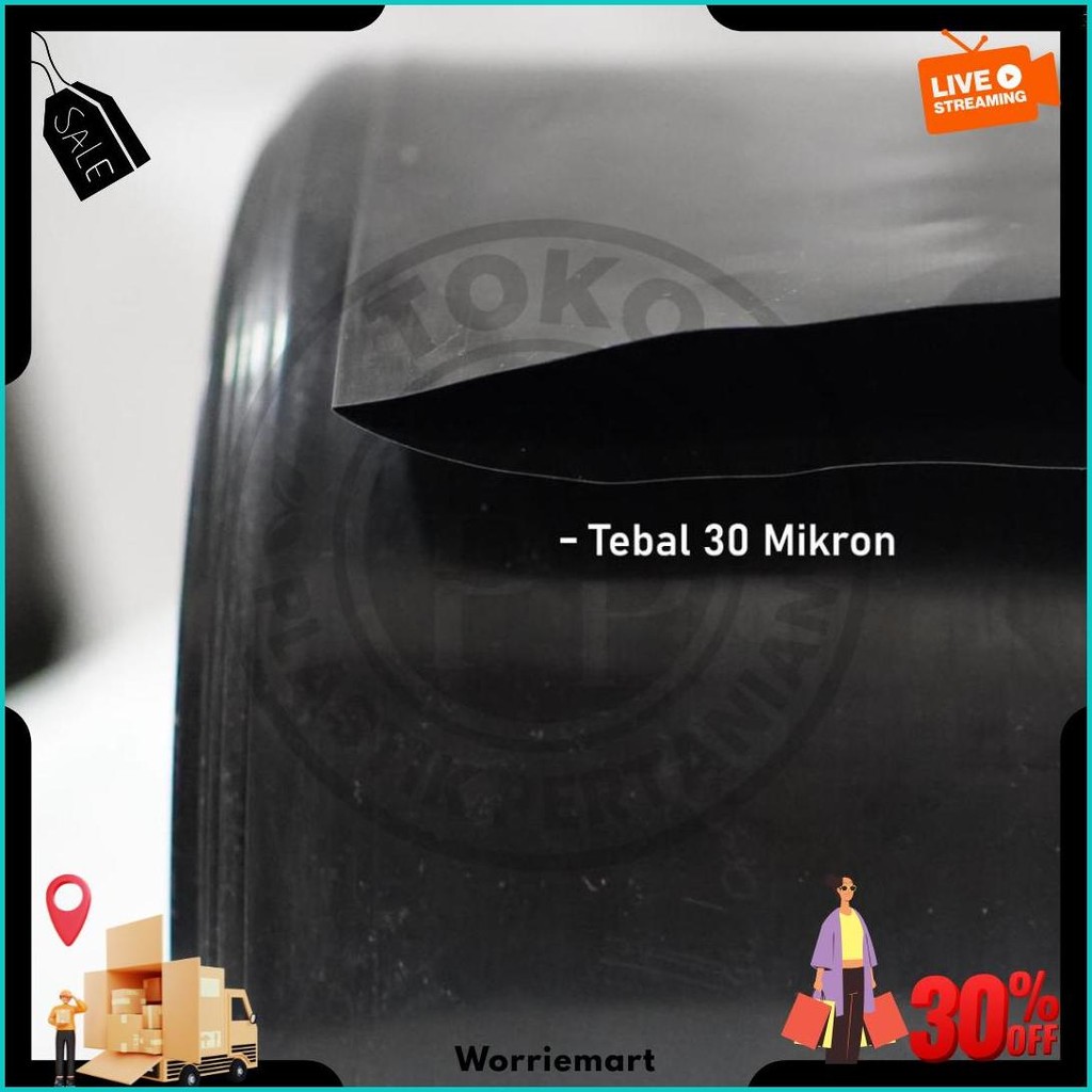 Selang Drip 30 Micron 3 Dim 50 Meter - Selang Irigasi 3 Inch Cod