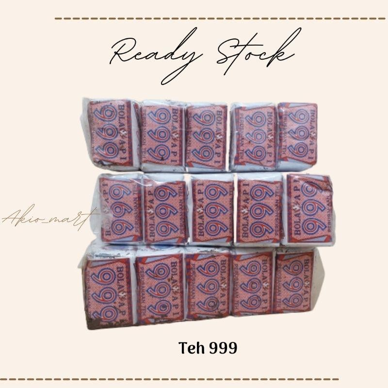 

SBID Teh 999 Bola Api Teh Tjap Tiga Sembilan 23 gram 1 Pack Isi 10 Pcs - Tea